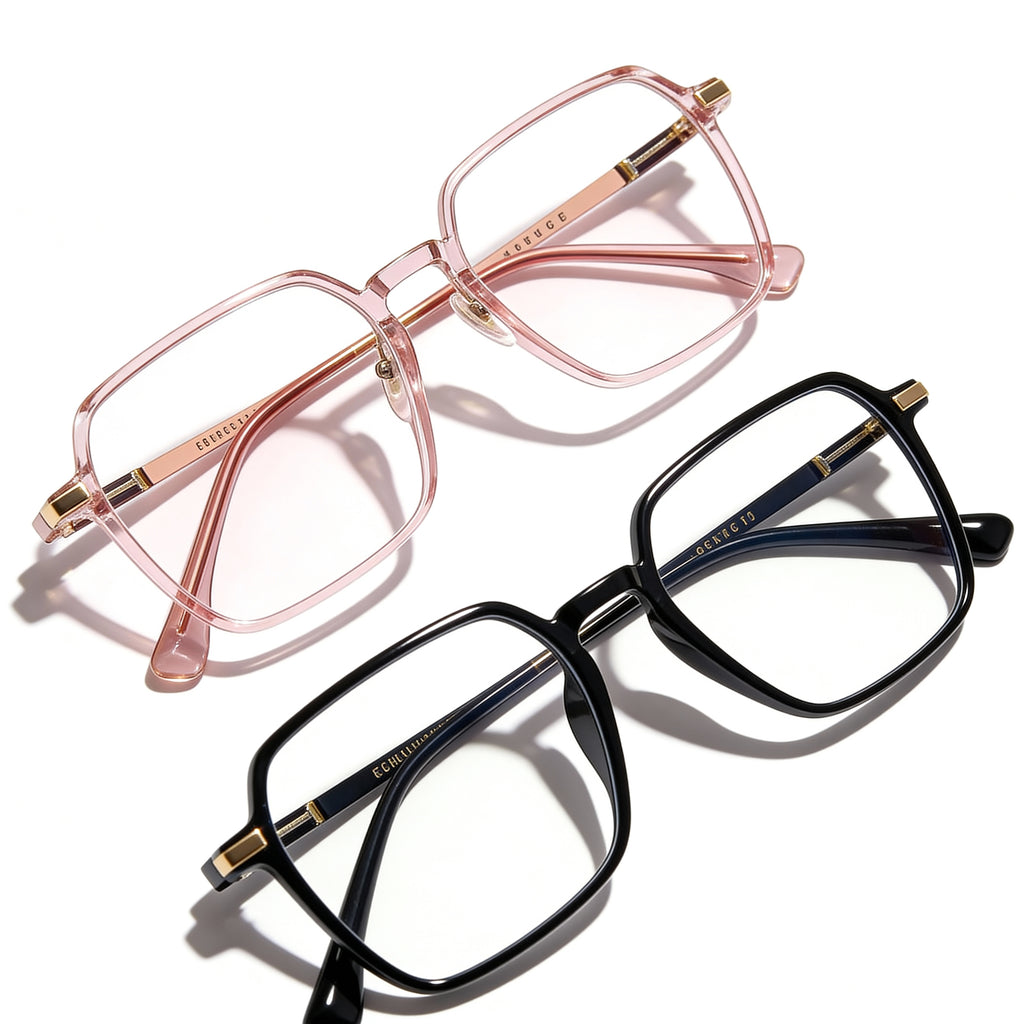 OPRAWKI ZERÓWKI DAMSKIE SQUARE PINK